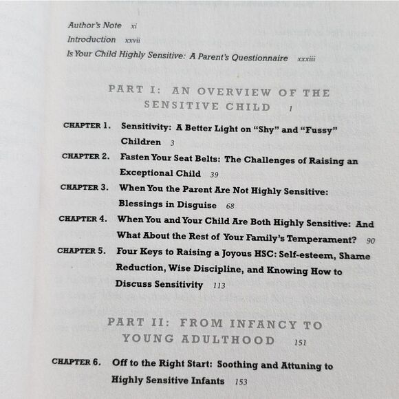 🔺️NWOT The Highly Sensitive Child; Helping Our Children Thrive Paperback Book - Picture 4 of 5